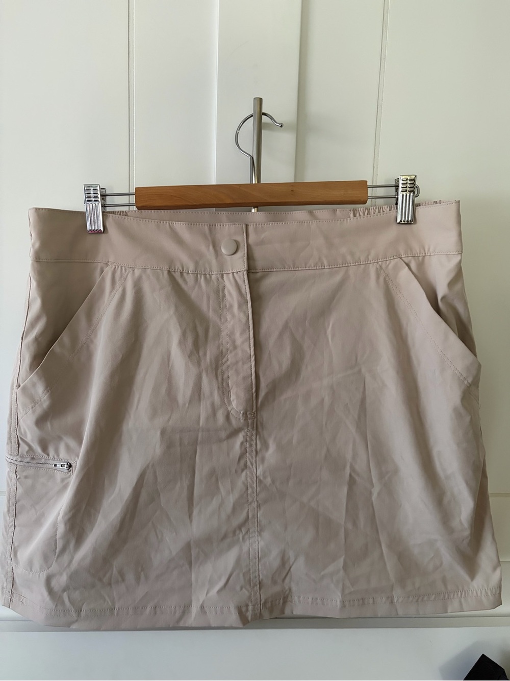 32 Degrees Cool Beige Casual Skort with Pocket